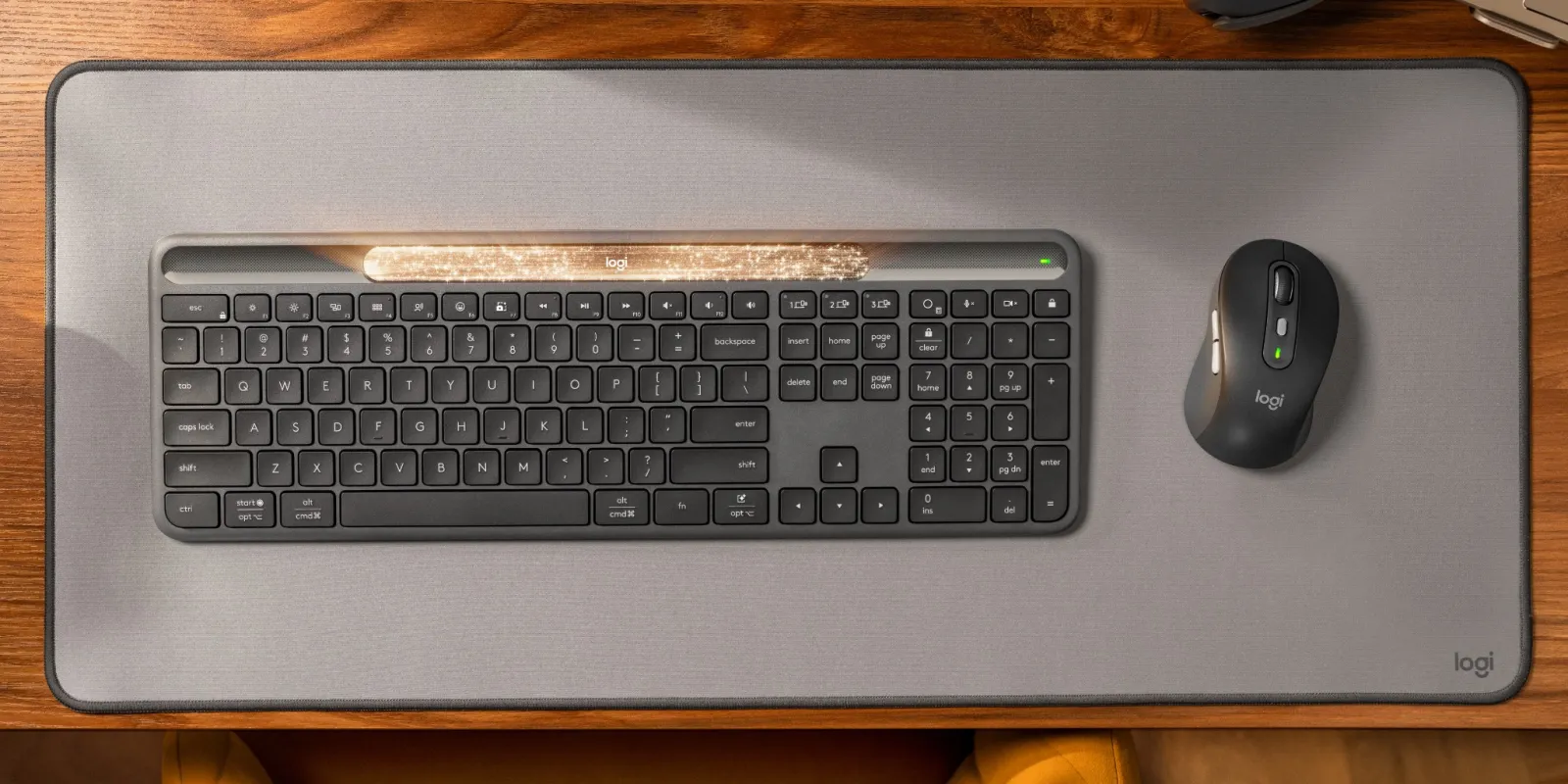 Logitech лансира нова соларна безжична тастатура за Mac