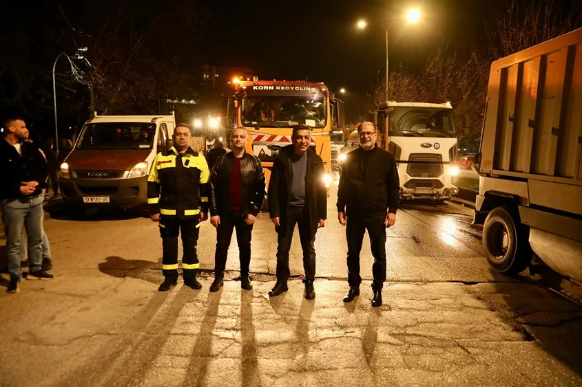 Чаир се мобилизира за Рамазан Бајрам: Ноќна акција за чистење