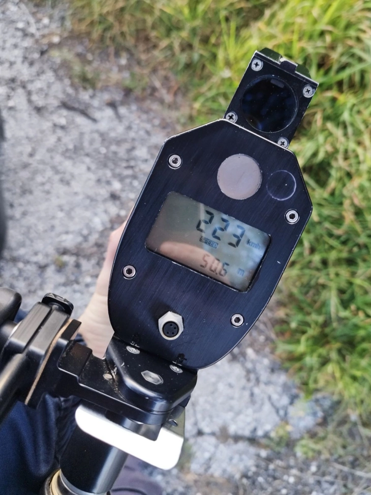 Македонец уапсен во Грција: Возел мотоцикл со 223 км/ч