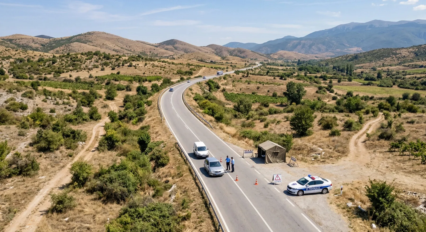 Уапсен криумчар кај Демир Капија - фатени пет мигранти од Египет