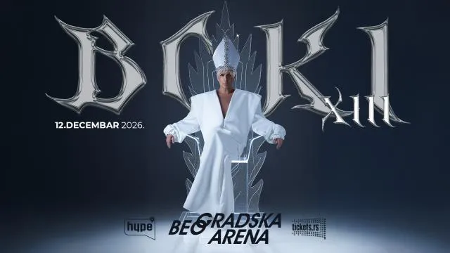 Boki 13 во Белградска Арена на 12 декември - српскиот фолк феномен со арена-концерт