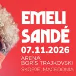 Емели Санде во Скопје на 7 ноември - светската поп-ѕвезда во А1 Арена