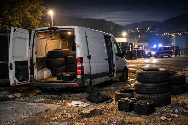Филмска кражба во Австрија - бугарски државјани крадеа гуми, па си ги заборавија личните карти