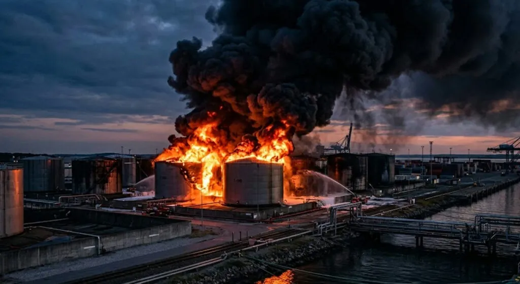 Украински дронови го погодија нафтениот терминал во Новоросијск - операциите прекинати