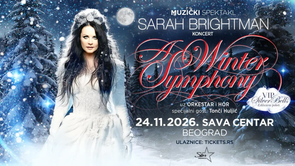 Сара Брајтман во Сава Центар на 24 ноември - оригиналната Christine од Phantom of the Opera