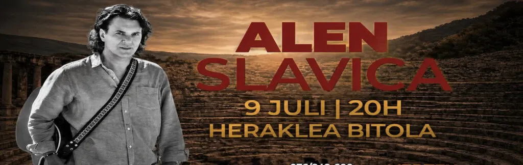 Ален Славица во Битола на 9 јули - хрватскиот поп пејач со платинестен албум на Антички театар Хераклеа