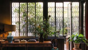 Pascua Ortega's mansion in Madrid's literary Barrio de las Letras - 30 years of restoration, red damask, lemon trees in a central courtyard