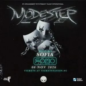 Модестеп во FOMO во Софија на 6 ноември - првото европско турне на британскиот dubstep проект за десет години