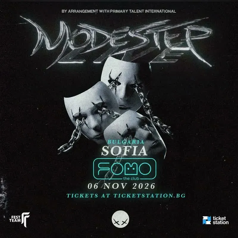 Модестеп во FOMO во Софија на 6 ноември - првото европско турне на британскиот dubstep проект за десет години