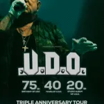 U.D.O. во Зала Христо Ботев во Софија на 4 февруари 2027 - Triple Anniversary Tour за 75-от роденден на Удо Диркшнајдер