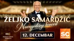 Жељко Самарџиќ во Сава Центар на 12 декември - новогодишен концерт во Плава дворана со најголемите хитови од четири децении