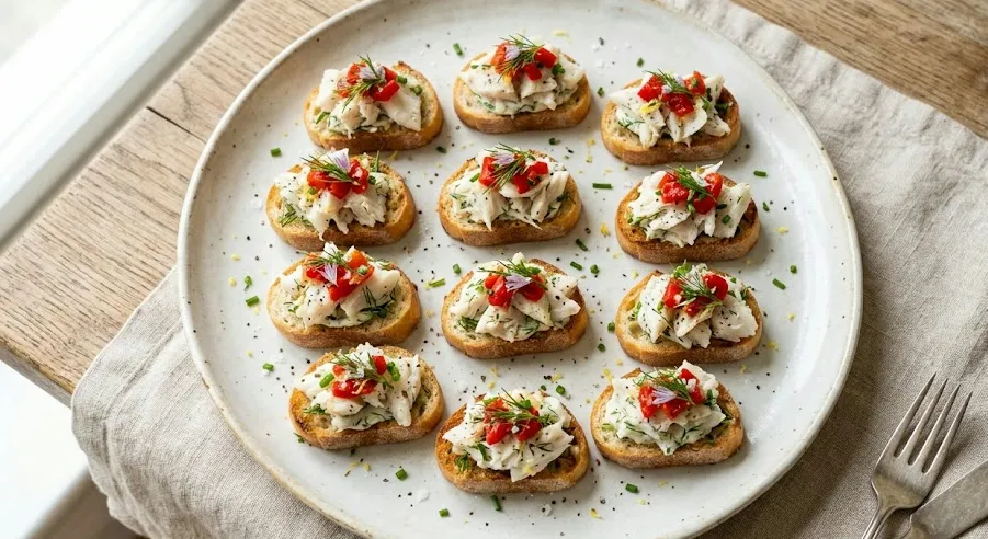 Cod Canapés in a Few Minutes: Four Ideas That Look Like You Slaved for Hours