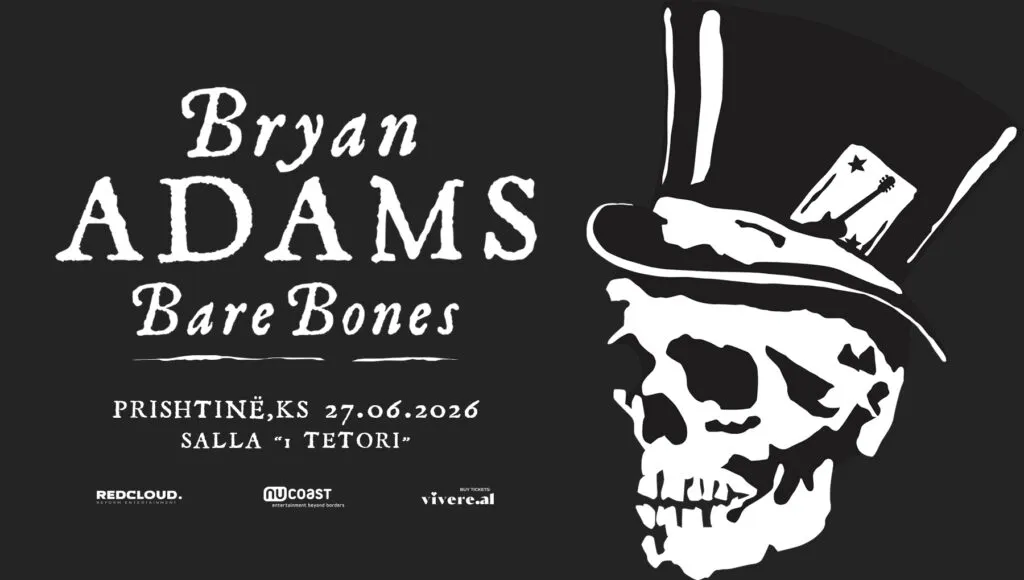 Bryan Adams 27 Haziran'da ilk kez Kosova'da - rock efsanesi akustik Bare Bones turnesiyle Priştine'de