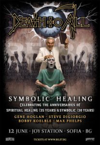 Death to All in Sofia on June 12 - A Tribute to Death and Chuck Schuldiner With Original Members at Joy Station