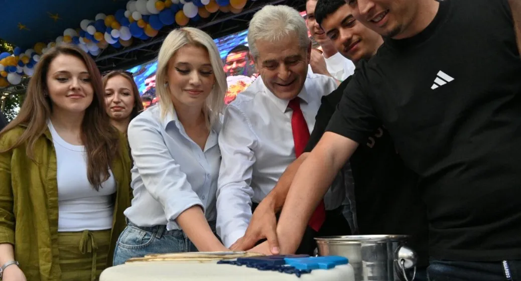 „Почнавме од нула, си заминавме со премиер": ДУИ слави 24 години и предлага пакт за гарантирана власт