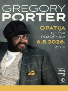Грегори Портер во Опатија на 6 август - двократниот Греми добитник на Летната позорница