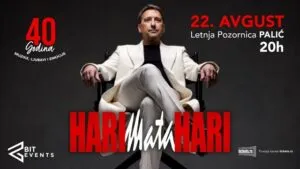 Хари Мата Хари на Палиќ на 22 август - сараевската поп легенда со 40 години музика и евровизиската Лејла
