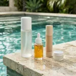 Poolside кожа: трендот што вели фрли ја тешката пудра и стави крем за сонце со антиоксиданси