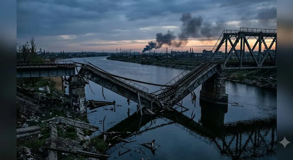 Украина објави снимка од уништен мост на Крим: војната одамна се пресели во логистиката