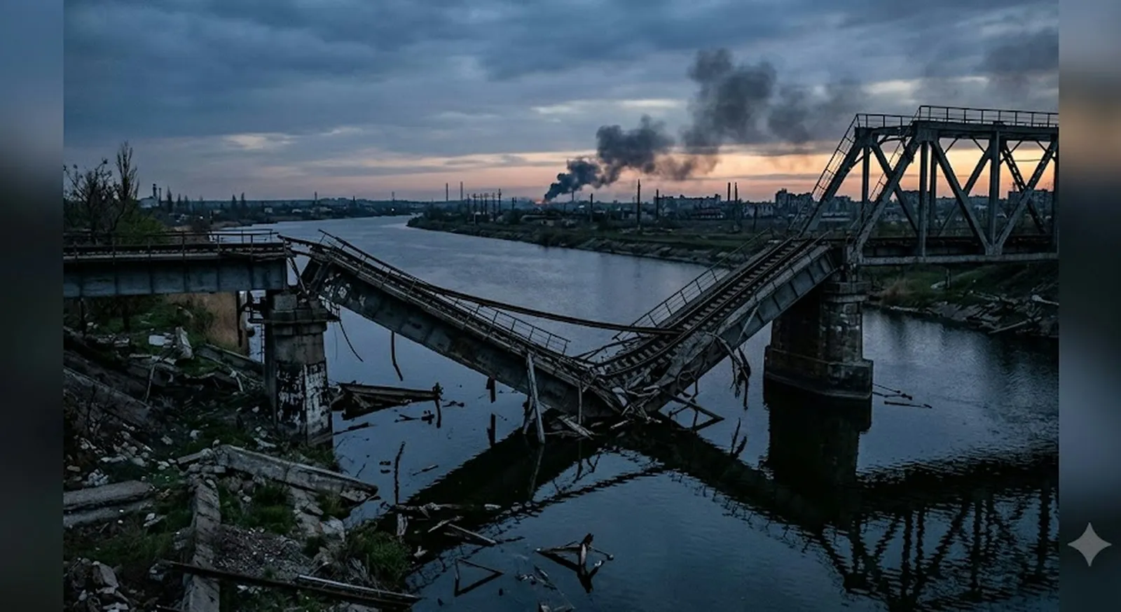 Украина објави снимка од уништен мост на Крим: војната одамна се пресели во логистиката