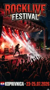 RockLive Festival во Копривница од 23 до 25 јули - петнаесеттото издание со Baby Lasagna и Zabranjeno pušenje