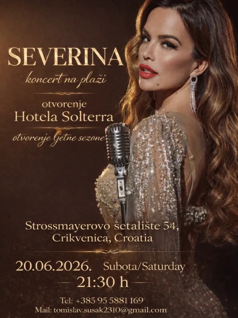 Severina 20 Haziran'da Crikvenica'da plaj konseriyle - Hırvat pop yıldızı yaz açılışında deniz kenarında
