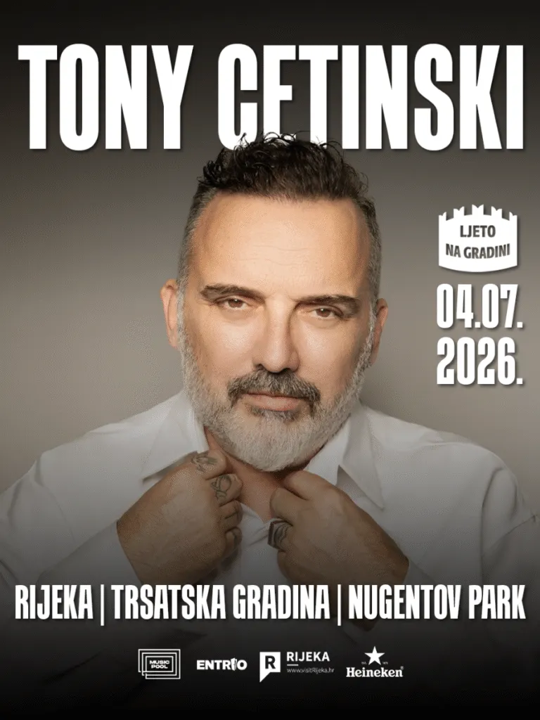 Тони Цетински на Трсатскиот каштел во Риека на 4 јули - хрватската поп ѕвезда се враќа по петгодишна пауза
