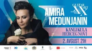 Амира Медуњанин во Канли Кула во Херцег Нови на 2 август - босанската Били Холидеј на дваесеттиот Guitar Art Summer Fest