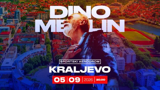 Дино Мерлин на спортскиот аеродром во Краљево на 5 септември – единаесет години пауза меѓу два албума, а салите се полни