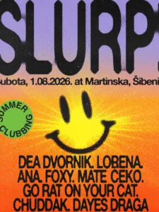 Slurp! Summer Clubbing на Мартинска кај Шибеник на 1 август - Деа Дворник и девет ди-џеи за ноќ на плес покрај морето