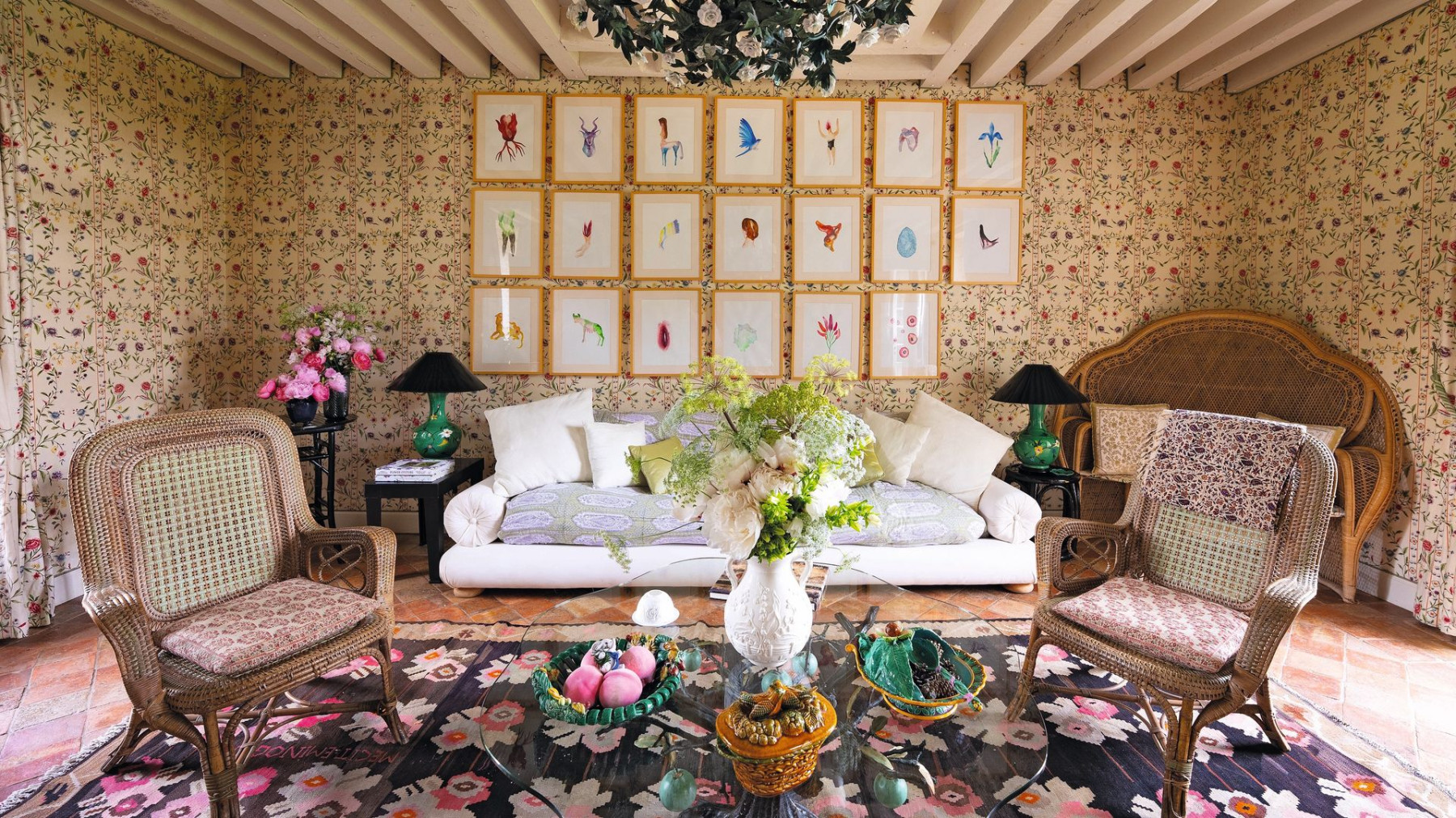 Salon im Zuhause von Cordelia de Castellane