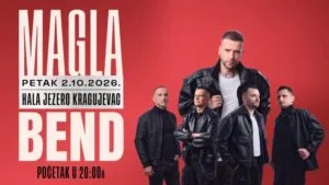 Магла Бенд во Хала Језеро во Крагуевац на 2 октомври - по седум распродадени вечери во Белград, тест во внатрешноста