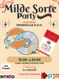 Milde Sorte Party at Trsat in Rijeka on August 15 - a nostalgic disco night at Summer at the Castle