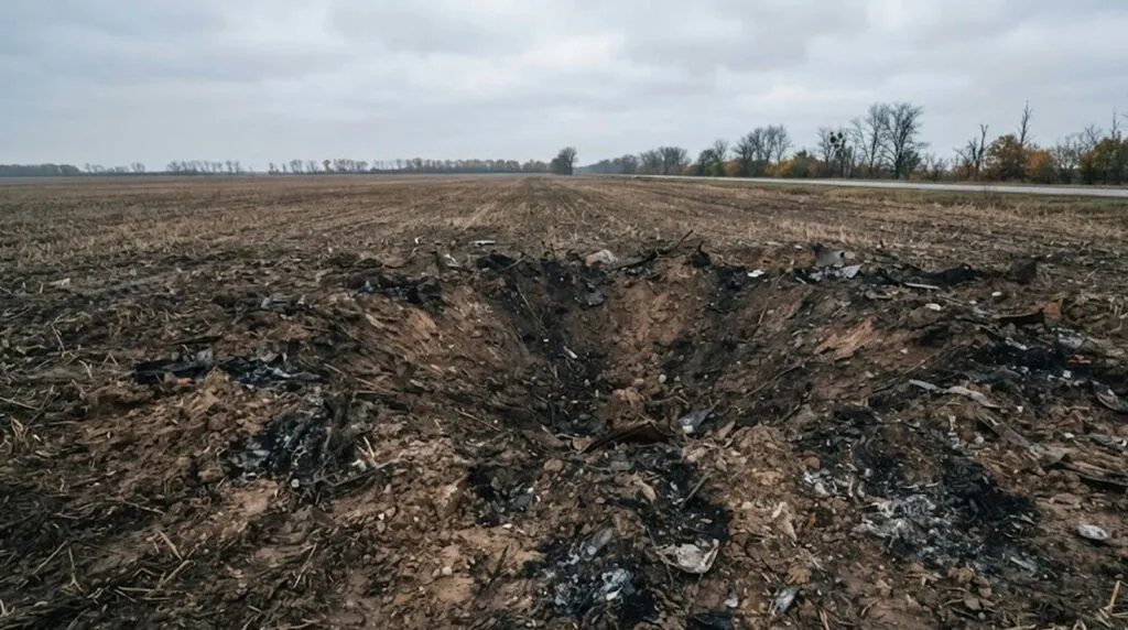 Кратер од десет метри во полска нива: четири Ф-16 полетаа, ниту еден не стигна до целта