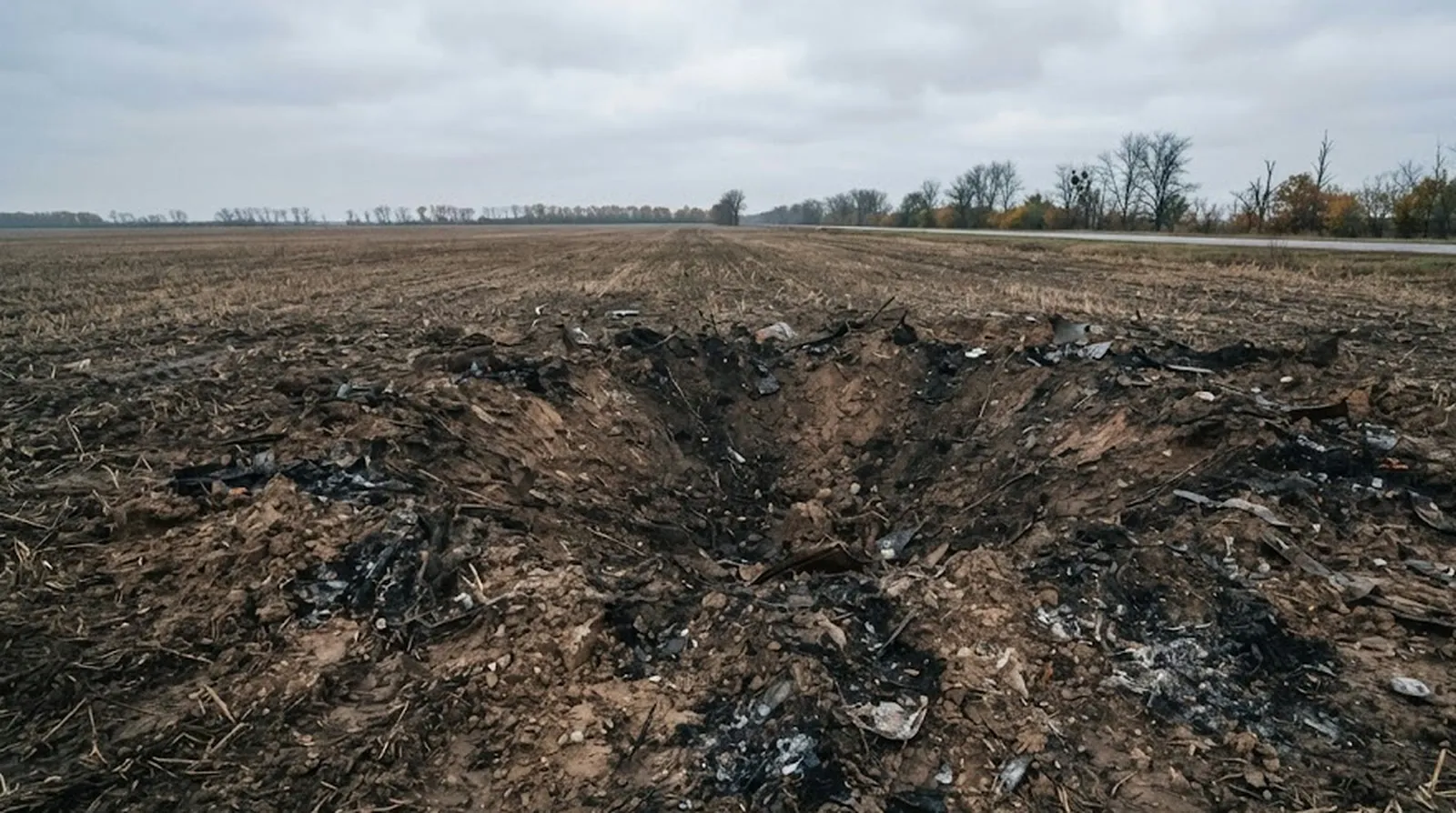 Кратер од десет метри во полска нива: четири Ф-16 полетаа, ниту еден не стигна до целта