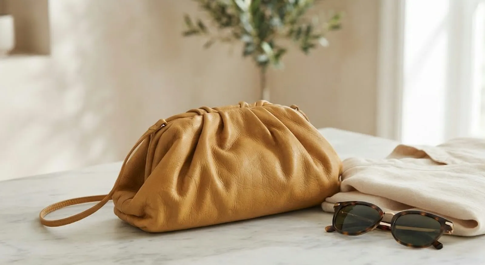 Мека торбичка со сто години зад себе: pouch чантата повторно е хит на летото
