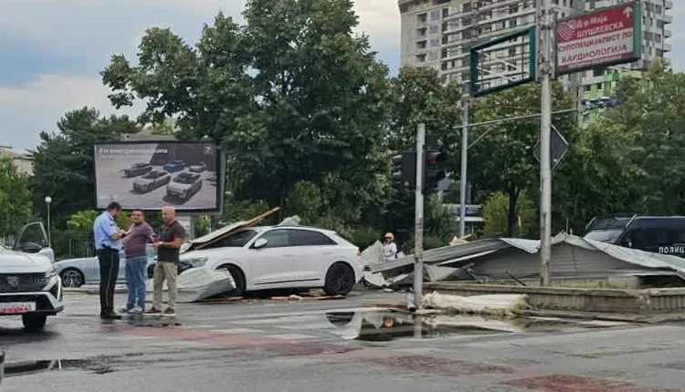 Обесштетување по невремето: 30 дена во Карпош, два месеца во Центар - и записник од МВР