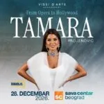 Тамара Раѓеновиќ во Сава Центар на 28 декември - оперскиот сопран со галаконцерт From Opera to Hollywood