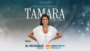 Тамара Раѓеновиќ во Сава Центар на 28 декември - оперскиот сопран со галаконцерт From Opera to Hollywood