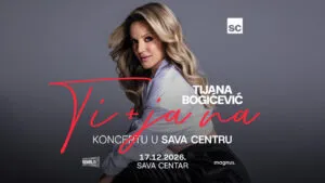 Тијана Богиќевиќ во Сава Центар на 17 декември - српската евровизиска претставничка со поп концерт во Белград