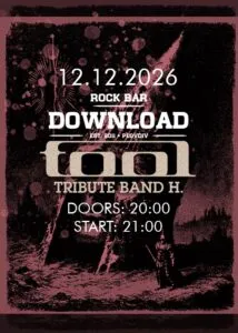 Tool Tribute band H. во Rock Bar Download во Пловдив на 12 декември 2026 - вториот бугарски датум на составот