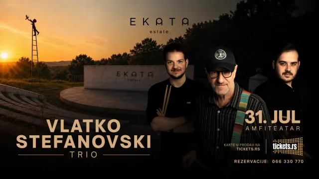 Влатко Стефановски во Еката Естејт кај Крњево на 31 јули – гитаристот од Леб и сол со трио во амфитеатар
