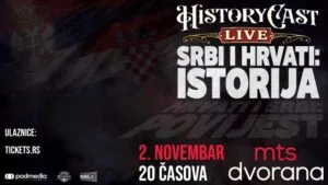 HistoryCast LIVE во мтс дворана во Белград на 2 ноември - подкаст за српско-хрватската историја со хрватски историчар на сцената