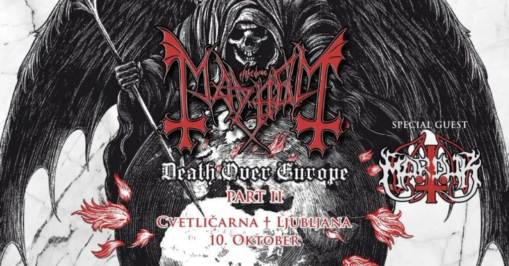 Mayhem i Marduk u Cvetličarni u Ljubljani 10. oktobra - dve legende skandinavskog blek metala