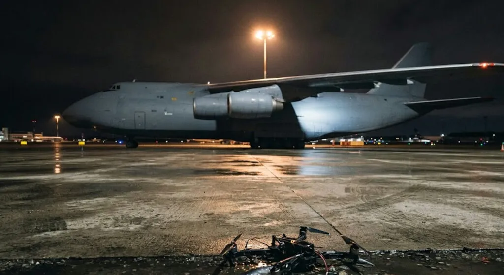 Дрон со експлозив удри во украински авион во Германија, а никој не забележа четири часа
