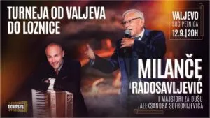 Миланче Радосављевиќ во СРЦ Петница во Ваљево на 12 септември - роден со парализирани дланки, го прави првиот солистички концерт во 81-та година