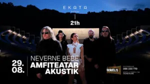 Неверне Бебе во амфитеатарот на Еката Естејт на 29 август - акустична вечер на бендот со 1.800 настапи зад себе