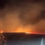 Огнот го проголта патот Штип - Кочани: пожарот го изгасна дождот, не системот