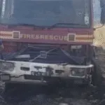 Изгоре противпожарниот камион кај Струга: двајца пожарникари во болница, а сезоната дури почнува