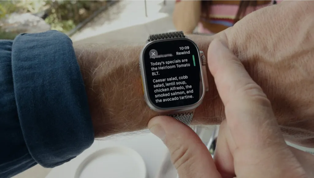 Apple Watch ќе го запишува тоа што го слуша: последните 15 секунди стануваат текст со двоен притисок на тркалцето